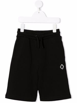 Marcelo Burlon County Of Milan Kids logo-print shorts - Black