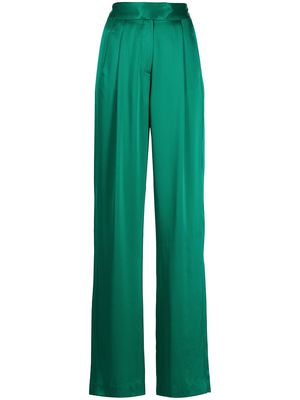Michelle Mason wide-leg trousers - Green