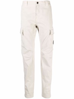 C.P. Company straight-leg cargo trousers - White