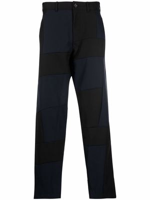 Comme Des Garçons Shirt patch-work wide-leg trousers - Black