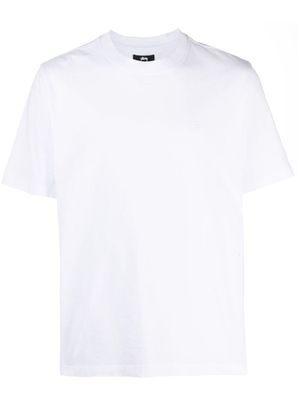 Stussy embroidered logo crew-neck T-shirt - White
