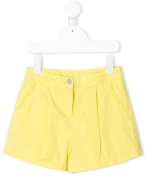 Knot Emily ruffle trim shorts - Yellow