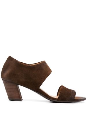Marsèll heeled suede sandals - Brown