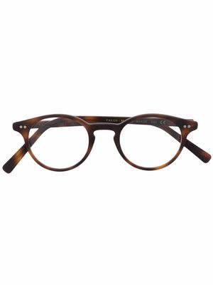 Epos round-frame tortoiseshell-effect glasses - Brown