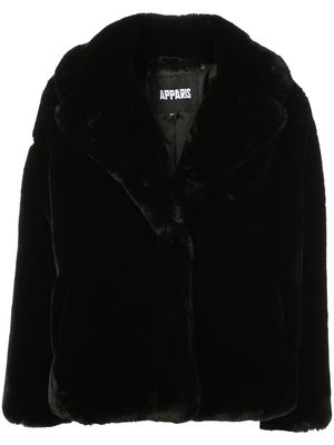 Apparis Milly faux-fur coat - Black