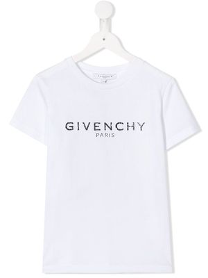 Givenchy Kids logo print T-shirt - White