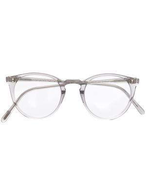 Oliver Peoples O' Malley round frame glasses - Neutrals