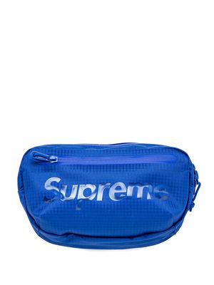 Supreme logo-print waist bag - Blue