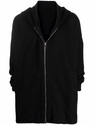 Rick Owens DRKSHDW zipped hooded coat - Black