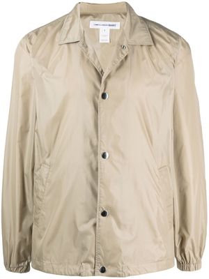 Comme Des Garçons Shirt drawstring-waist lightweight jacket - Neutrals