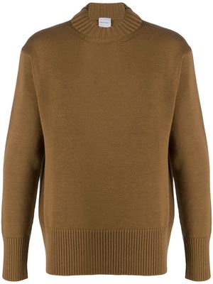 PAUL SMITH ribbed detail jumper - Neutrals