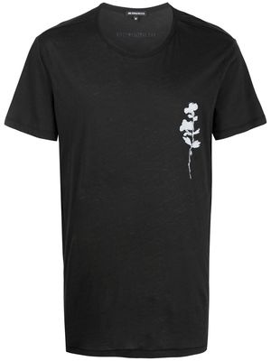 Ann Demeulemeester flower print T-shirt - Black