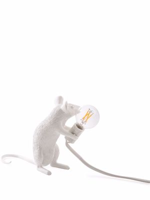 Seletti Mouse sitting lamp - White