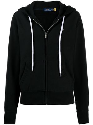 Polo Ralph Lauren zip-up cotton hoodie - Black