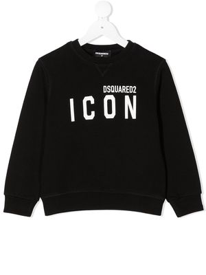 Dsquared2 Kids logo sweatshirt - Black