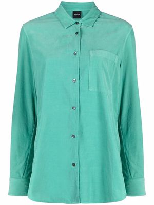 ASPESI long-sleeve cotton shirt - Green