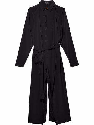 Marc Jacobs The Layered silk jumpsuit - Black