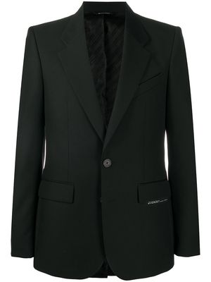 Givenchy logo tag blazer - Black