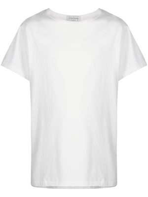 Yohji Yamamoto round-neck cotton T-shirt - White