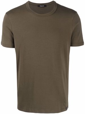 TOM FORD round-neck short-sleeve T-shirt - Green