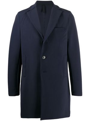 Harris Wharf London single breasted coat - Blue