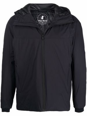 Save The Duck zip-up hooded jacket - Black