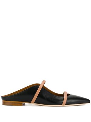 Malone Souliers strappy slippers - Black