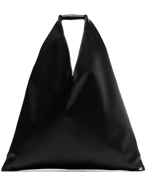 MM6 Maison Margiela Japanese vegan leather tote bag - Black