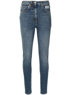 MSGM high-rise skinny jeans - Blue