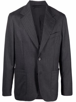 LANVIN oversized deconstructed jacket - Grey