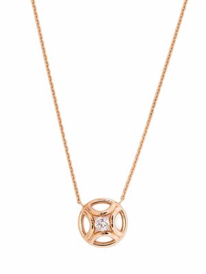 Loyal.e Paris 18kt recycled rose gold Perpétuel.le diamond necklace - Pink