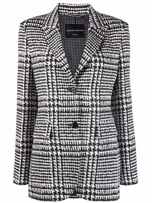 Ermanno Scervino houndstooth-pattern blazer - Black
