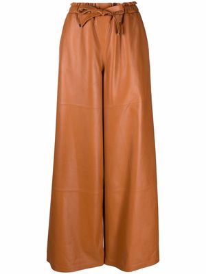 Desa 1972 drawstring wide-leg trousers - Orange