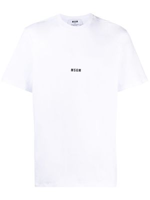 MSGM micro logo short-sleeve T-shirt - White