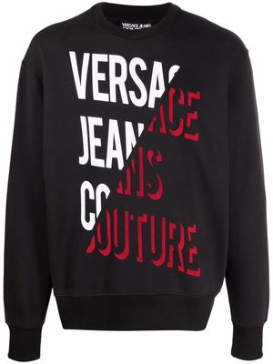 Versace Jeans Couture logo-print jumper - Black