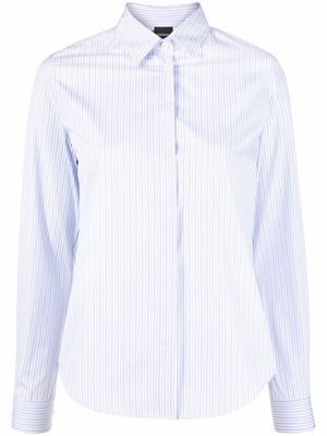 ASPESI striped cotton shirt - Blue