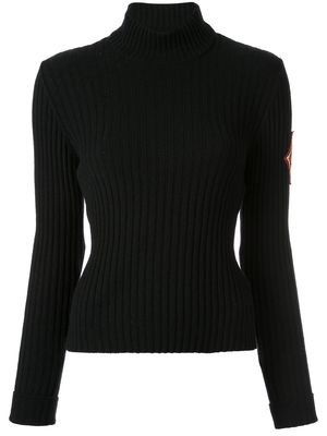 Chanel Pre-Owned 1990s roll neck cashmere jumper - Black