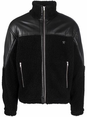 GmbH contrasting-panel jacket - Black
