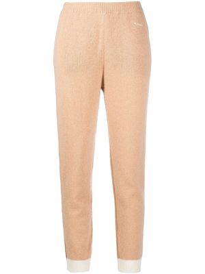 Marni ribbed-knit cashmere trousers - Neutrals