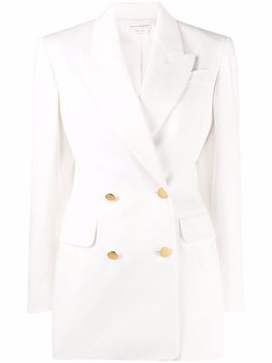 Alexander McQueen double-breasted tailored blazer - White