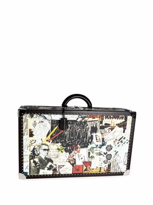 Fendi Pre-Owned Karl Kollage travel suitcase - Multicolour