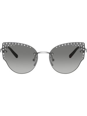 Michael Kors embellished cat-eye sunglasses - Silver