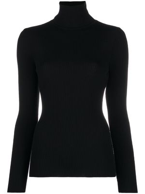 Wolford roll-neck ribbed jumper - Black