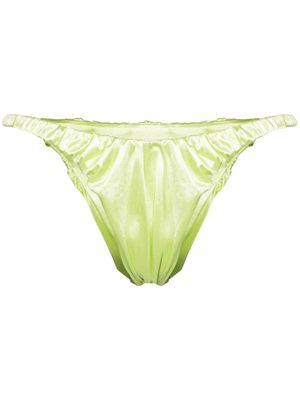 Isa Boulder Waves high-cut bikini bottoms - Green