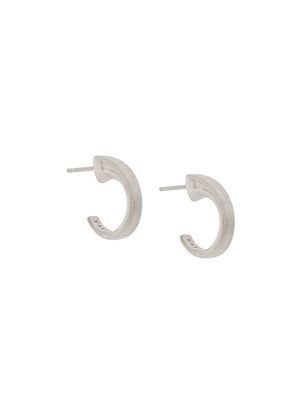 BAR JEWELLERY Taper hoop earrings - Silver