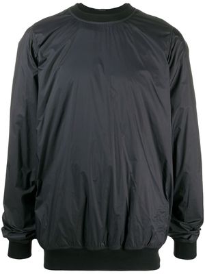 Rick Owens DRKSHDW rear zip sweatshirt jacket - Black