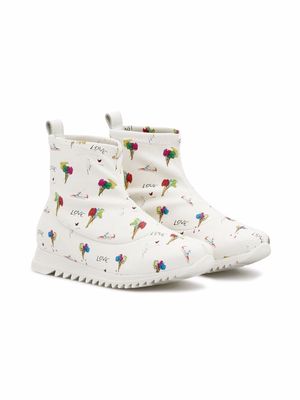 Giuseppe Junior Frosty Jr ankle boots - White