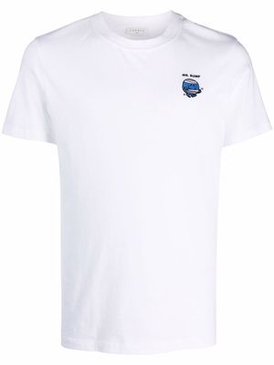 SANDRO embroidered logo T-shirt - White