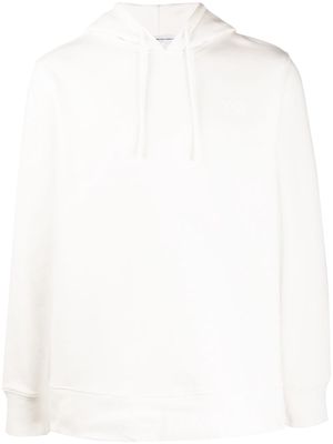 Y-3 rear logo hoodie - White