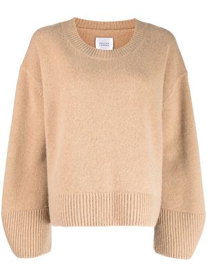 Galvan oversized wool jumper - Brown